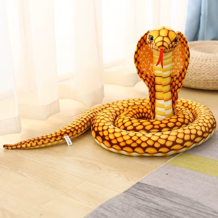 عروسک طرح مار کبری کد JI110 طول 130 سانتیمتر