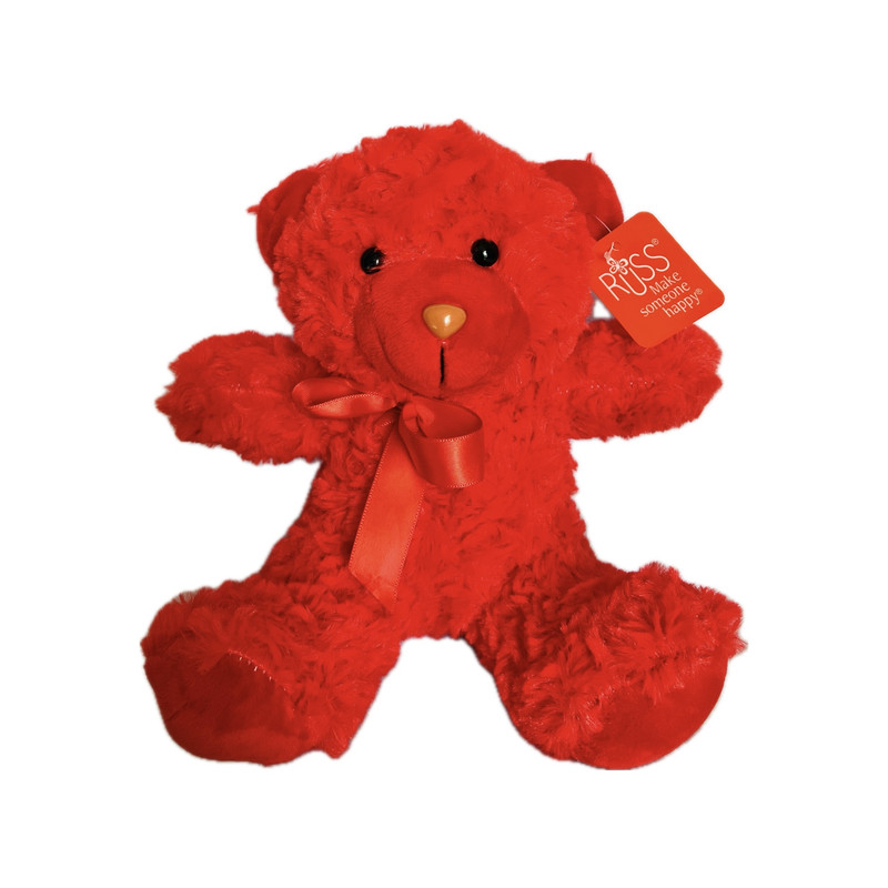 عروسک راس طرح خرس مدل Love Teddy ارتفاع 20 سانتی متر